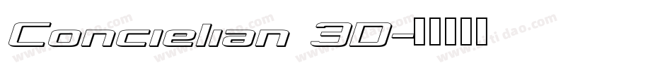 Concielian 3D字体转换